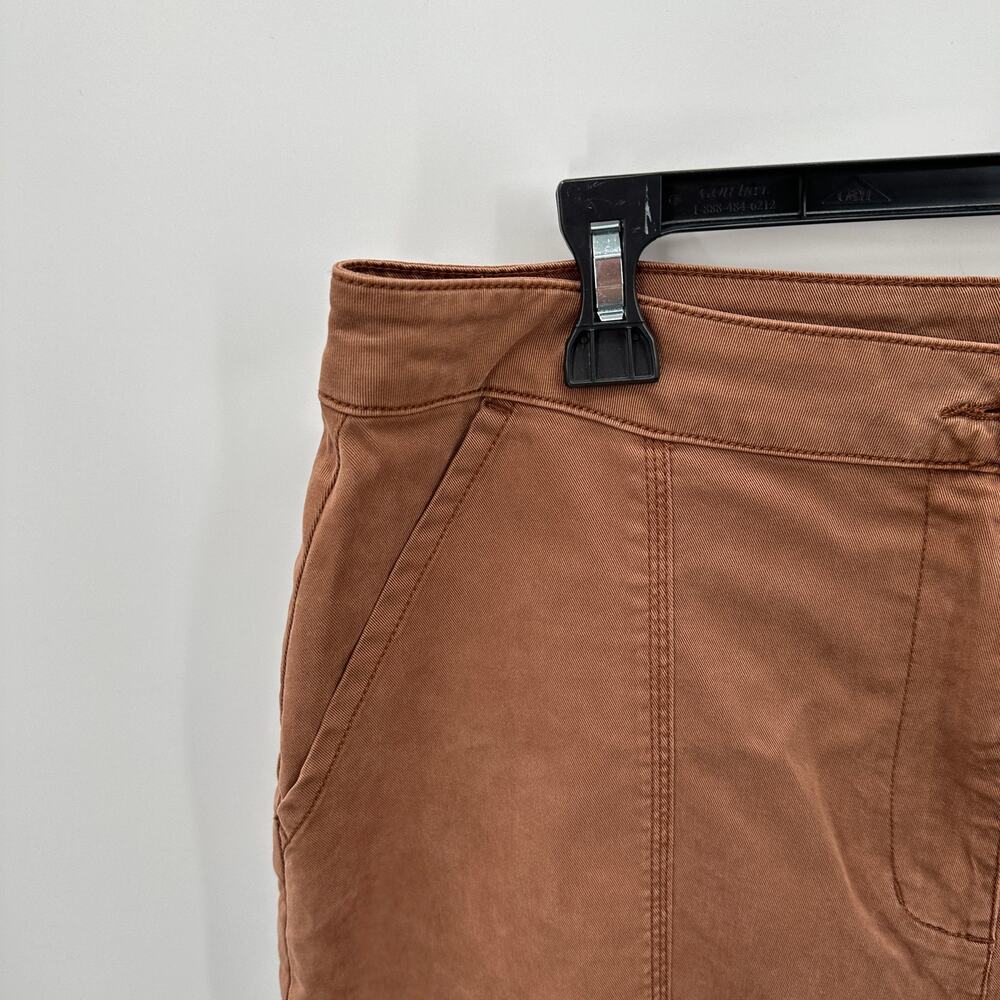 SPLENDID NWT Evereve Margaret Wide Leg Cropped Pant in Terracotta // XL - Picture 7 of 13